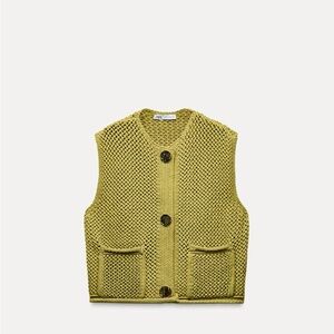 Zara Pistachio Knit Top